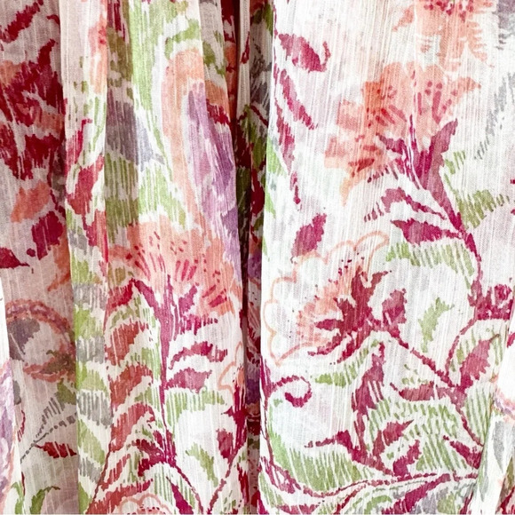 Misa Angelina Floral Drop Waist Maxi Halter Dress Flowy Feminine Size M/L NWT - Picture 6 of 13